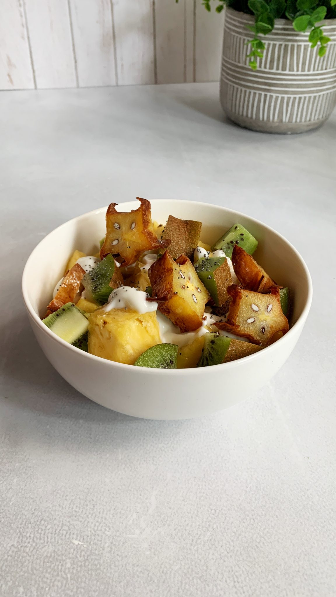 Pineapple Kiwi Star Fruit Salad Kyla 
